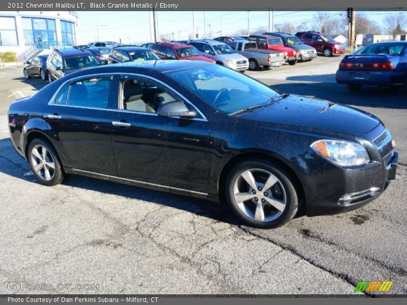 Black Granite Metallic / Ebony 2012 Chevrolet Malibu LT