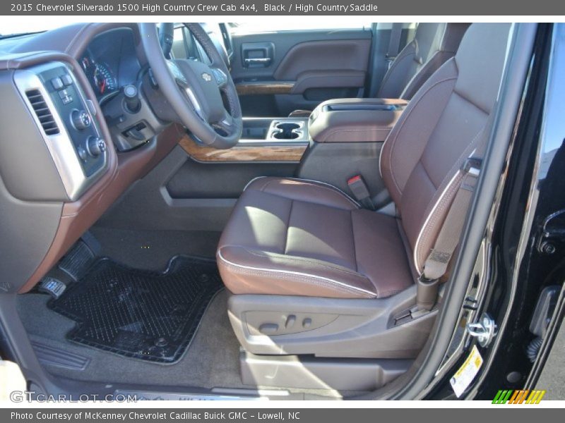 Black / High Country Saddle 2015 Chevrolet Silverado 1500 High Country Crew Cab 4x4