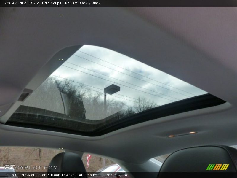 Brilliant Black / Black 2009 Audi A5 3.2 quattro Coupe