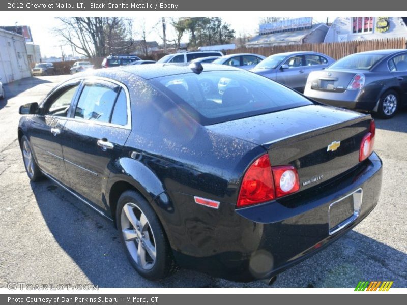 Black Granite Metallic / Ebony 2012 Chevrolet Malibu LT