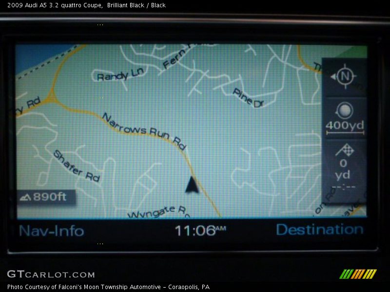 Brilliant Black / Black 2009 Audi A5 3.2 quattro Coupe