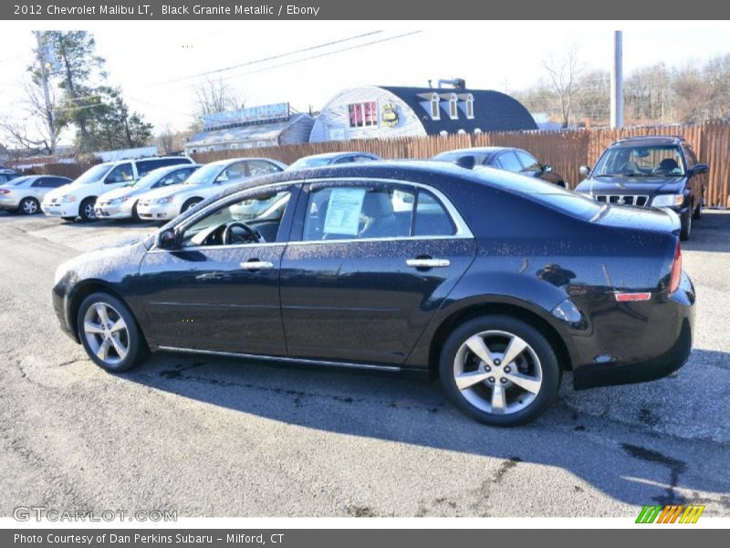 Black Granite Metallic / Ebony 2012 Chevrolet Malibu LT