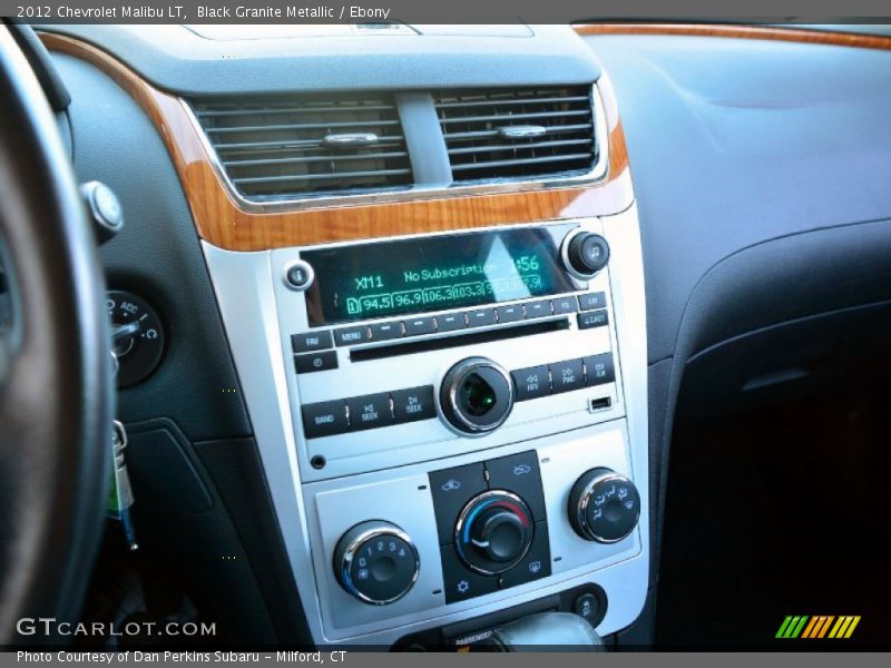 Black Granite Metallic / Ebony 2012 Chevrolet Malibu LT