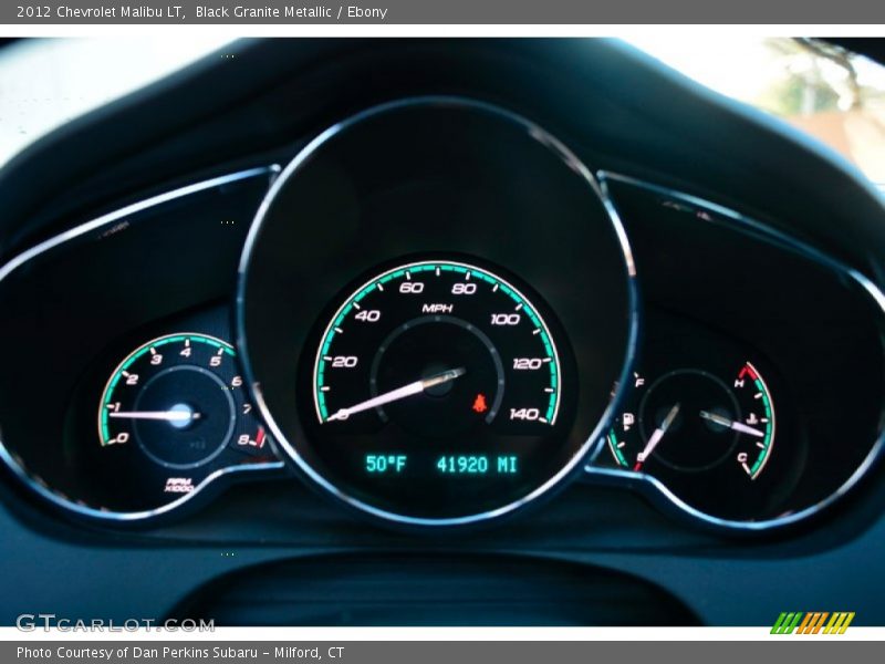 Black Granite Metallic / Ebony 2012 Chevrolet Malibu LT
