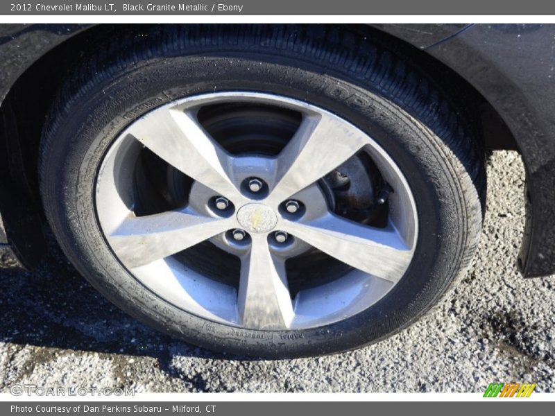Black Granite Metallic / Ebony 2012 Chevrolet Malibu LT