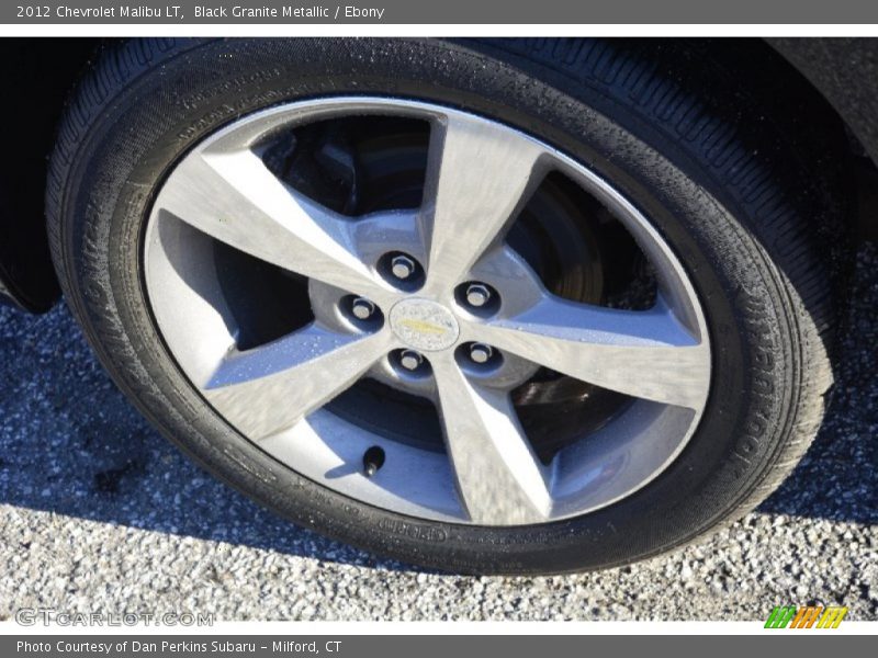 Black Granite Metallic / Ebony 2012 Chevrolet Malibu LT