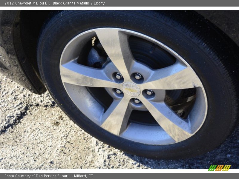 Black Granite Metallic / Ebony 2012 Chevrolet Malibu LT