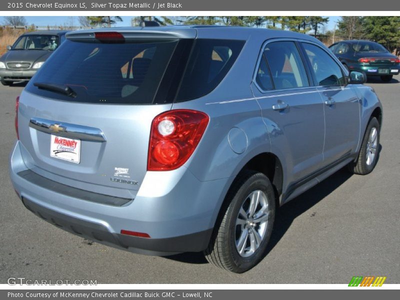 Silver Topaz Metallic / Jet Black 2015 Chevrolet Equinox LS