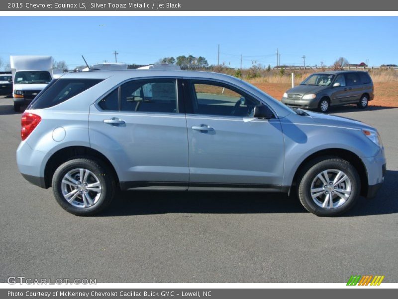Silver Topaz Metallic / Jet Black 2015 Chevrolet Equinox LS