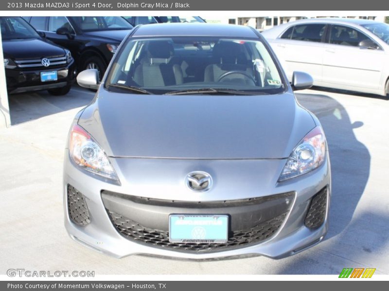 Dolphin Gray Mica / Black 2013 Mazda MAZDA3 i Sport 4 Door