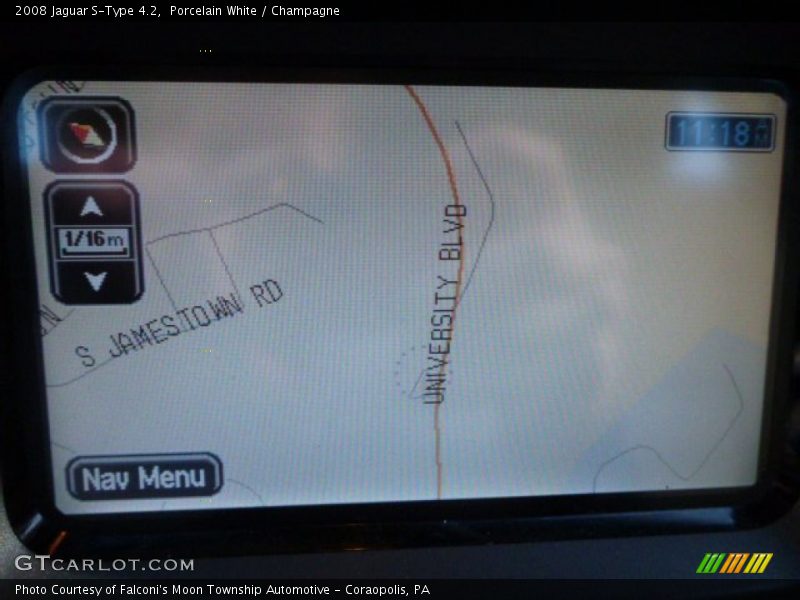 Porcelain White / Champagne 2008 Jaguar S-Type 4.2