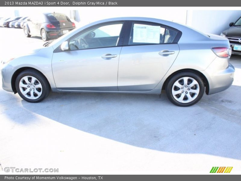 Dolphin Gray Mica / Black 2013 Mazda MAZDA3 i Sport 4 Door