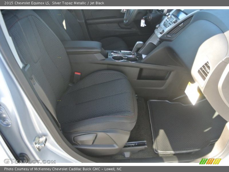 Silver Topaz Metallic / Jet Black 2015 Chevrolet Equinox LS
