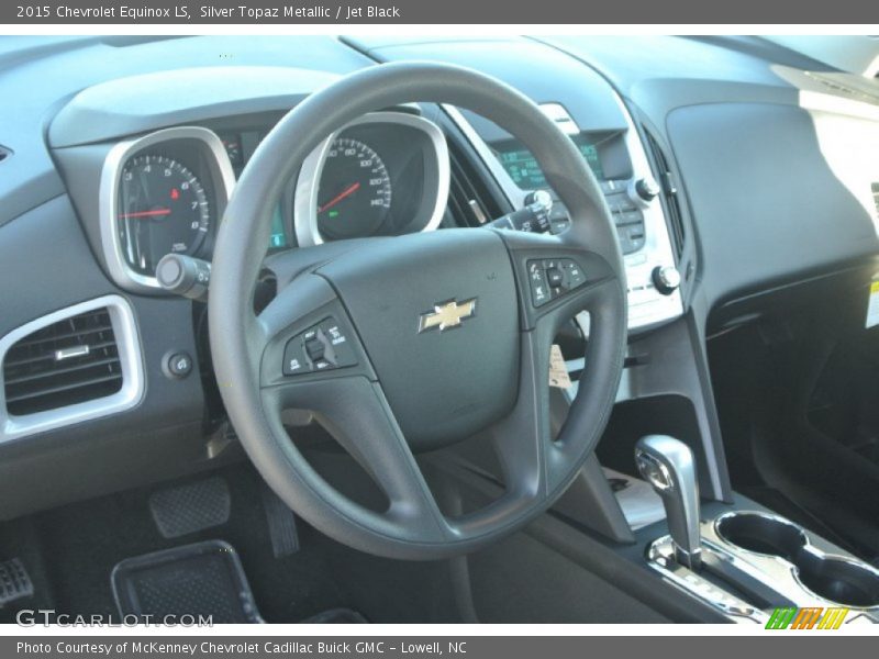 Silver Topaz Metallic / Jet Black 2015 Chevrolet Equinox LS