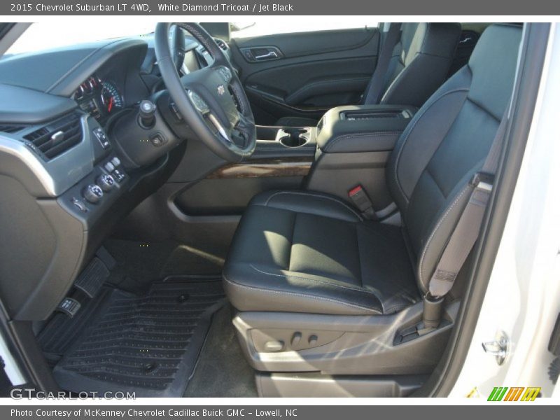 White Diamond Tricoat / Jet Black 2015 Chevrolet Suburban LT 4WD