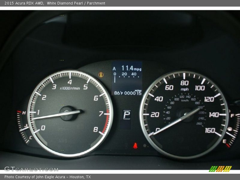 White Diamond Pearl / Parchment 2015 Acura RDX AWD