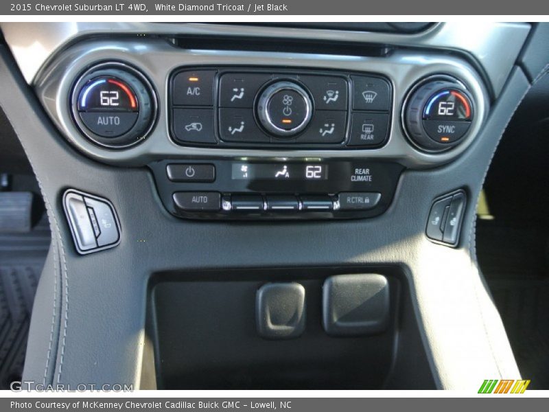 White Diamond Tricoat / Jet Black 2015 Chevrolet Suburban LT 4WD