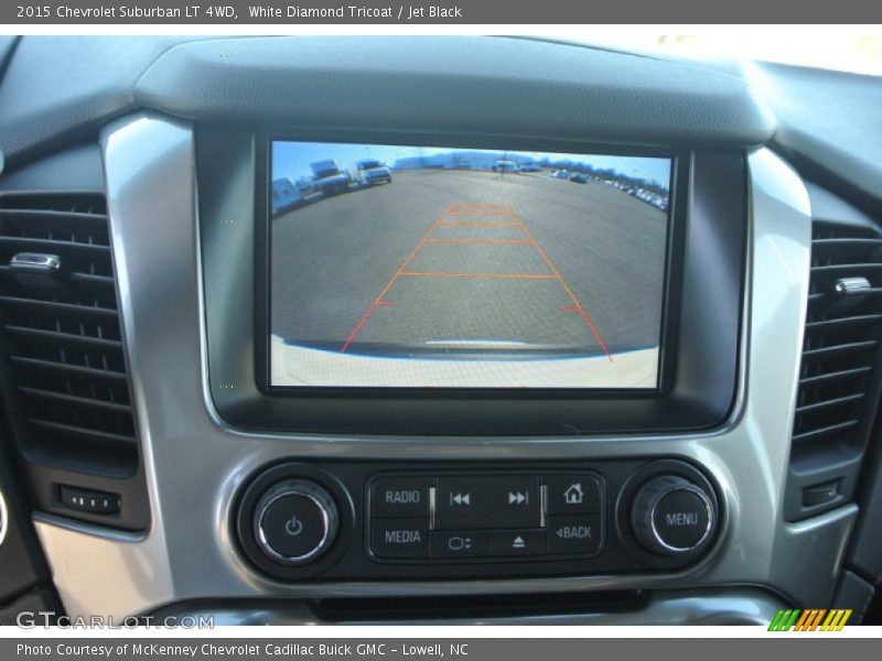 White Diamond Tricoat / Jet Black 2015 Chevrolet Suburban LT 4WD