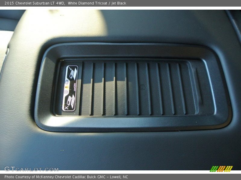 White Diamond Tricoat / Jet Black 2015 Chevrolet Suburban LT 4WD