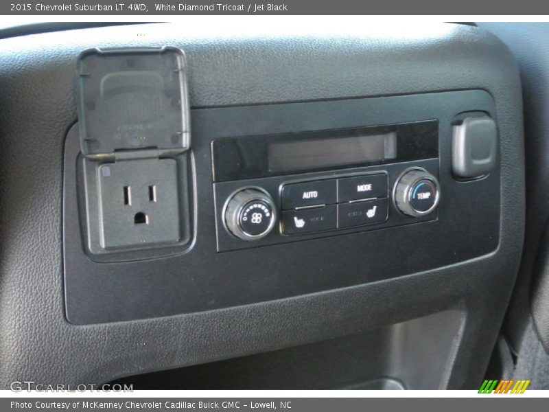 White Diamond Tricoat / Jet Black 2015 Chevrolet Suburban LT 4WD