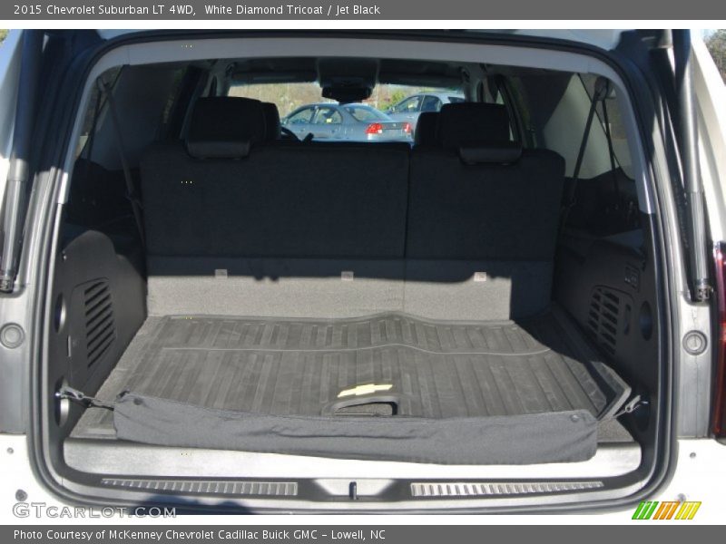 White Diamond Tricoat / Jet Black 2015 Chevrolet Suburban LT 4WD