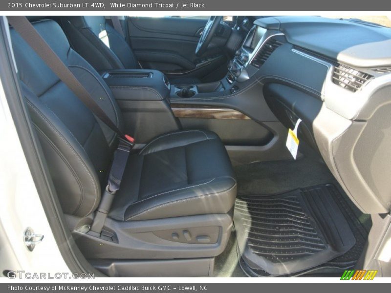White Diamond Tricoat / Jet Black 2015 Chevrolet Suburban LT 4WD