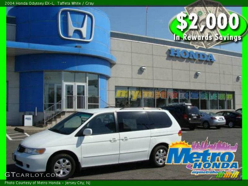 Taffeta White / Gray 2004 Honda Odyssey EX-L