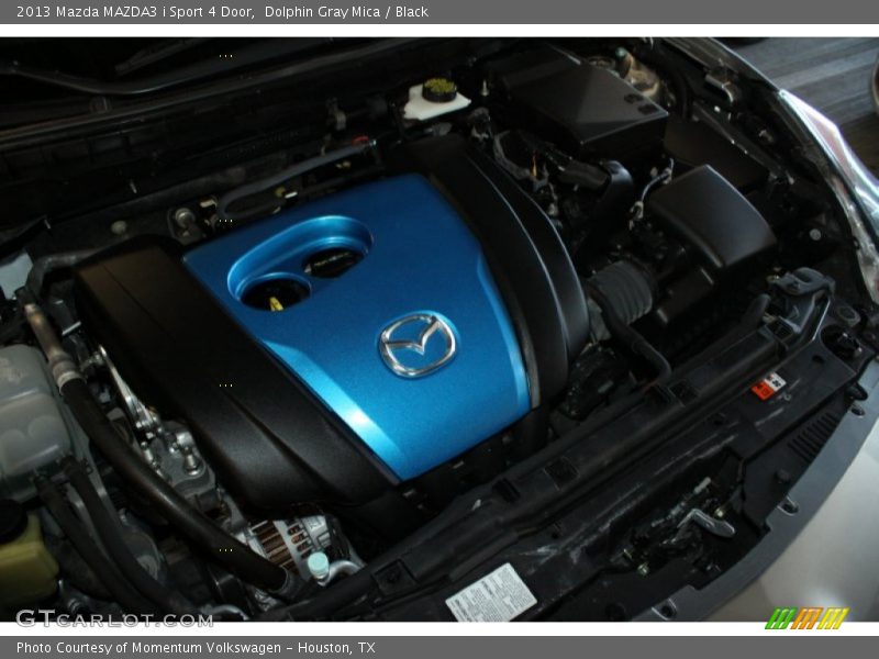 Dolphin Gray Mica / Black 2013 Mazda MAZDA3 i Sport 4 Door