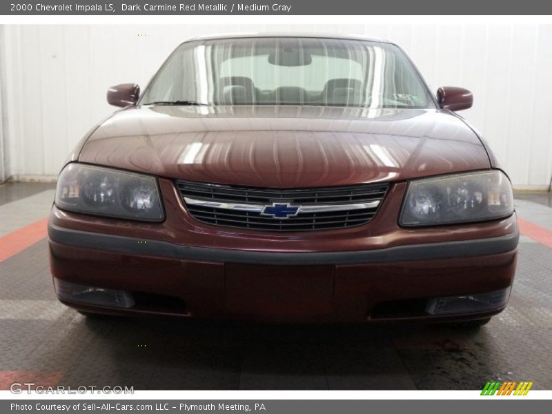 Dark Carmine Red Metallic / Medium Gray 2000 Chevrolet Impala LS