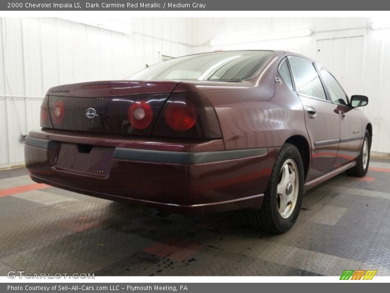 Dark Carmine Red Metallic / Medium Gray 2000 Chevrolet Impala LS