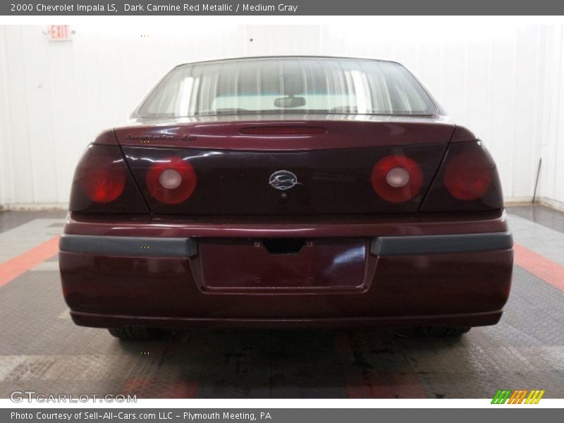 Dark Carmine Red Metallic / Medium Gray 2000 Chevrolet Impala LS