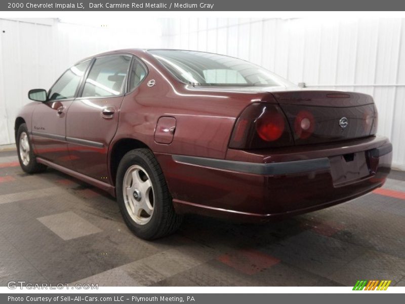 Dark Carmine Red Metallic / Medium Gray 2000 Chevrolet Impala LS