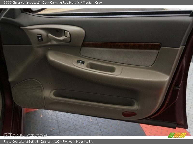 Dark Carmine Red Metallic / Medium Gray 2000 Chevrolet Impala LS