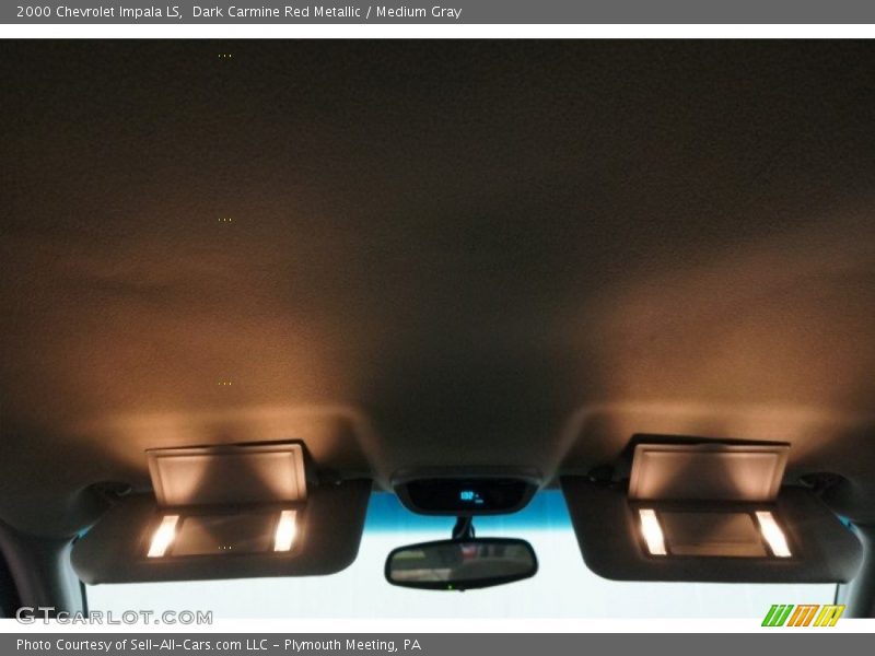 Dark Carmine Red Metallic / Medium Gray 2000 Chevrolet Impala LS