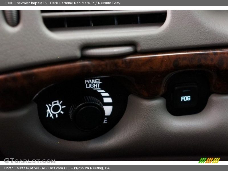 Dark Carmine Red Metallic / Medium Gray 2000 Chevrolet Impala LS