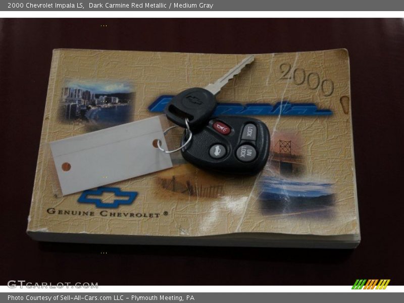 Dark Carmine Red Metallic / Medium Gray 2000 Chevrolet Impala LS