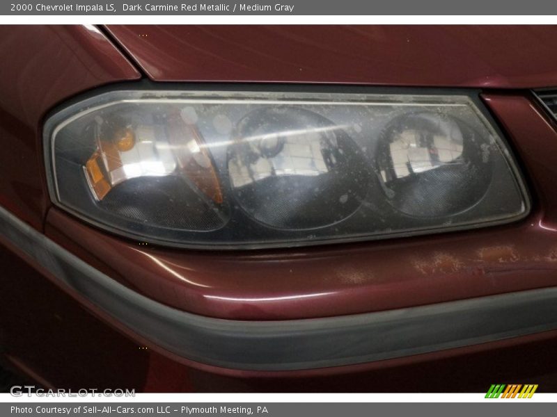 Dark Carmine Red Metallic / Medium Gray 2000 Chevrolet Impala LS