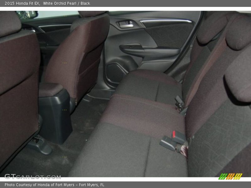 White Orchid Pearl / Black 2015 Honda Fit EX