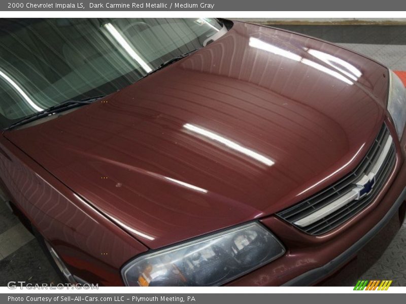 Dark Carmine Red Metallic / Medium Gray 2000 Chevrolet Impala LS