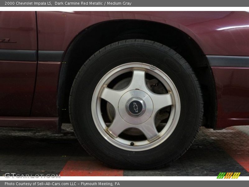 Dark Carmine Red Metallic / Medium Gray 2000 Chevrolet Impala LS