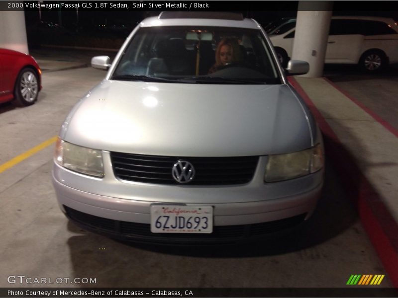 Satin Silver Metallic / Black 2000 Volkswagen Passat GLS 1.8T Sedan
