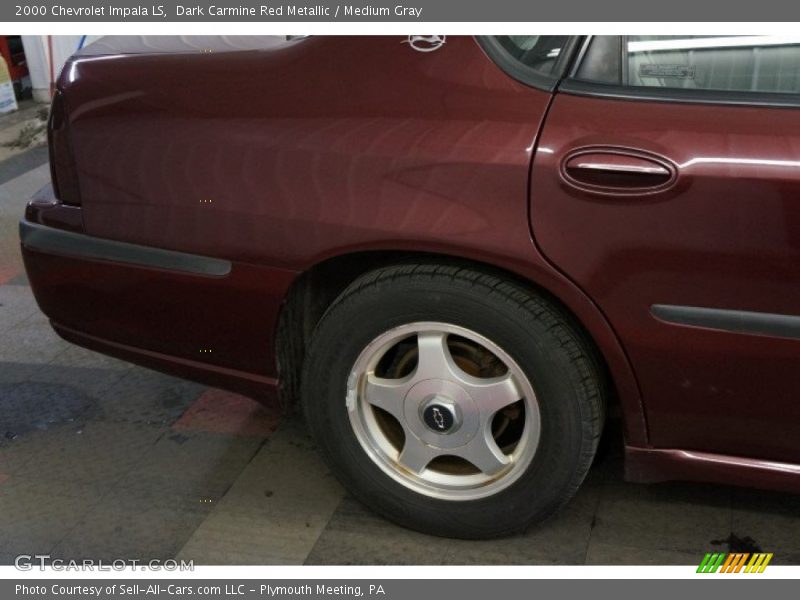 Dark Carmine Red Metallic / Medium Gray 2000 Chevrolet Impala LS