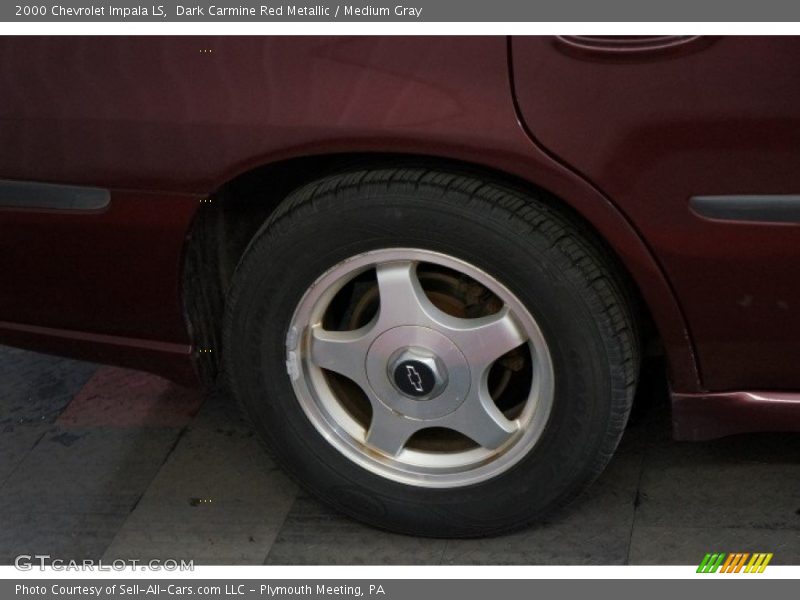 Dark Carmine Red Metallic / Medium Gray 2000 Chevrolet Impala LS