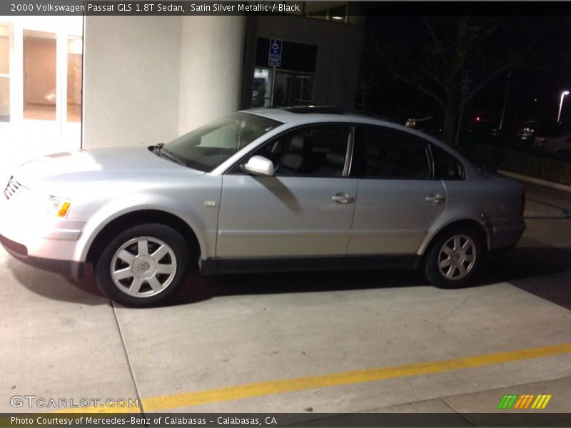 Satin Silver Metallic / Black 2000 Volkswagen Passat GLS 1.8T Sedan