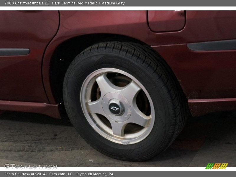 Dark Carmine Red Metallic / Medium Gray 2000 Chevrolet Impala LS