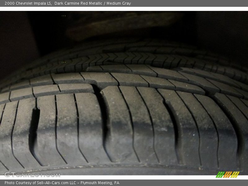 Dark Carmine Red Metallic / Medium Gray 2000 Chevrolet Impala LS
