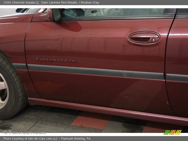 Dark Carmine Red Metallic / Medium Gray 2000 Chevrolet Impala LS