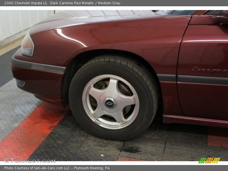 Dark Carmine Red Metallic / Medium Gray 2000 Chevrolet Impala LS