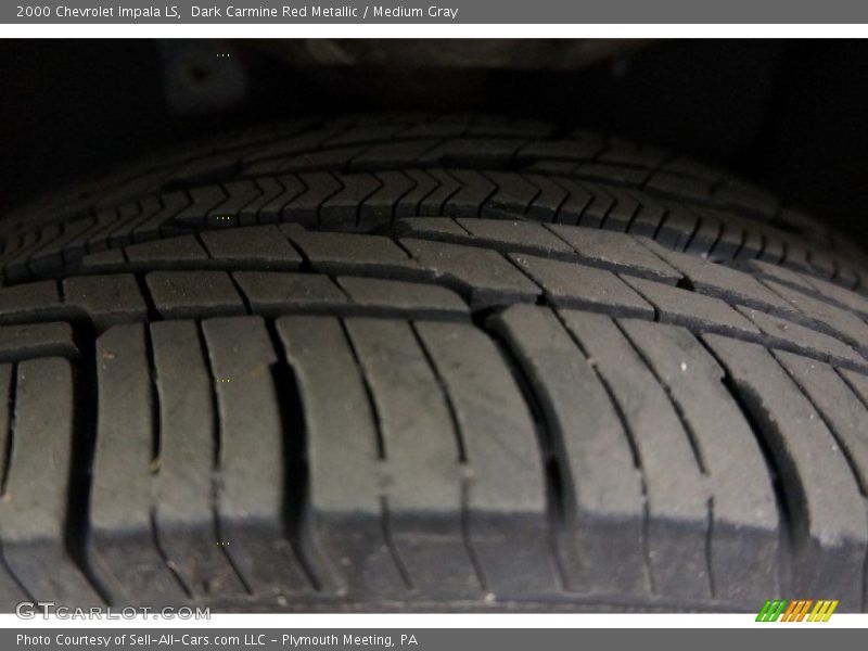 Dark Carmine Red Metallic / Medium Gray 2000 Chevrolet Impala LS