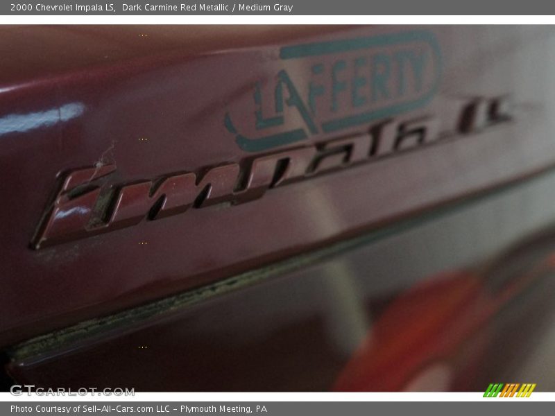 Dark Carmine Red Metallic / Medium Gray 2000 Chevrolet Impala LS